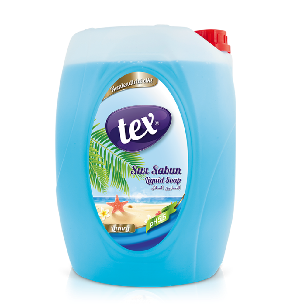 Tex Sıvı El Sabunu Luxury (Mavi) 5 Kg.