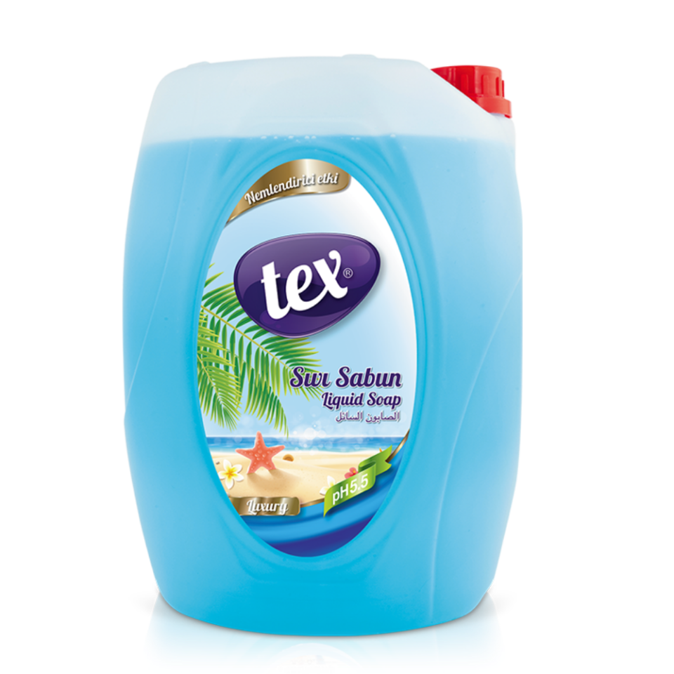 Tex Sıvı El Sabunu Luxury (Mavi) 5 Kg.