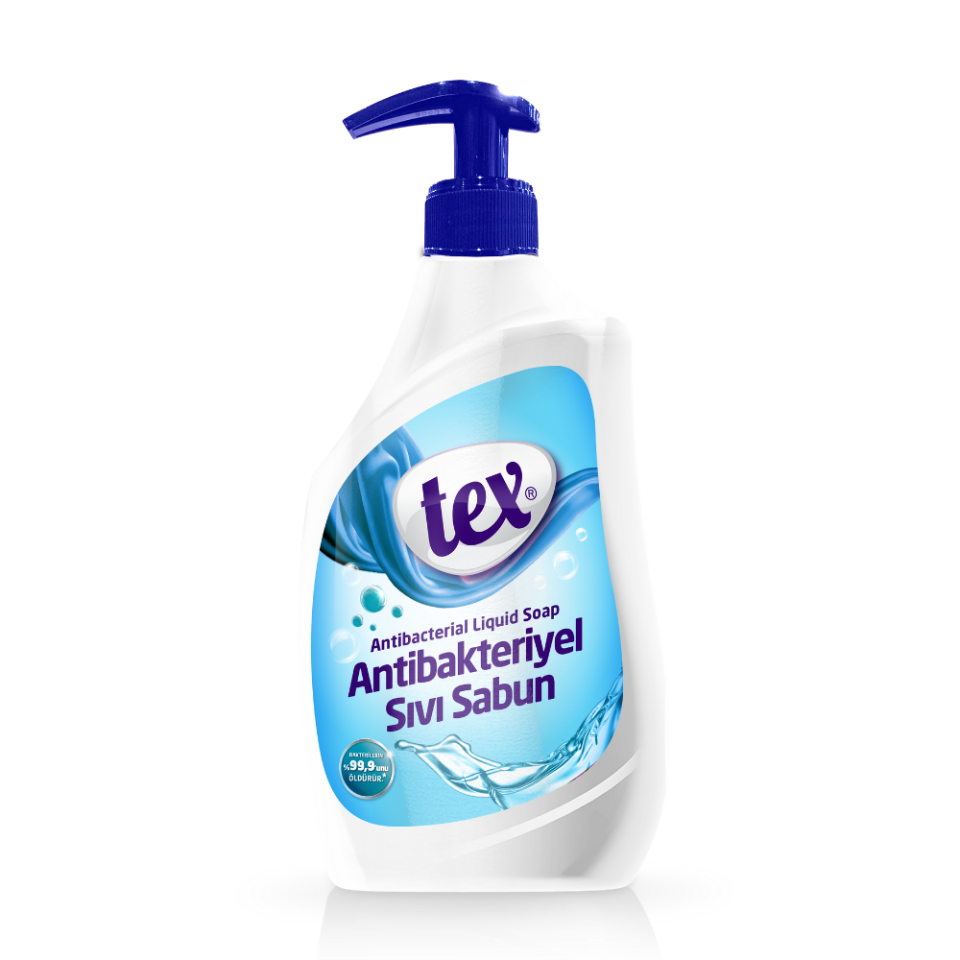 Tex Sıvı El Sabunu Antibakteriyel Pompalı 750 Ml.