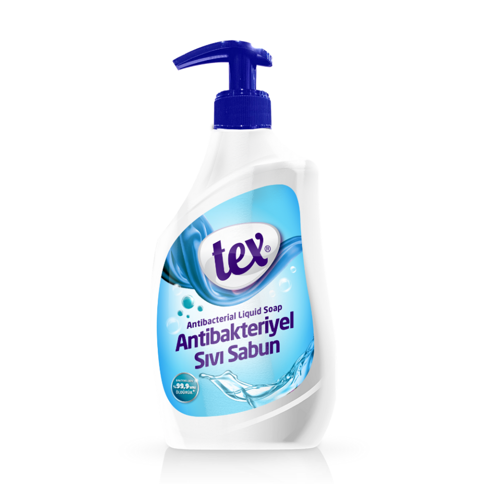Tex Sıvı El Sabunu Antibakteriyel Pompalı 750 Ml.